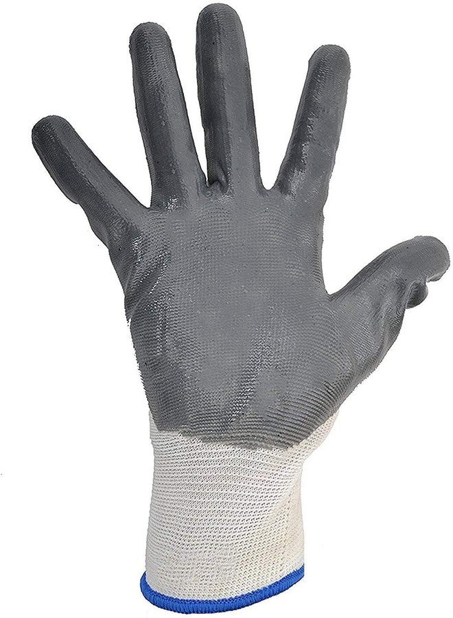 SMRITY Nylon Safety Hand Gloves ,Anti Cut ,Cut Rasistance ,Industrial ,Agriculture ,Hand Glove (Pack Of 48+7 FREE) - Image 3